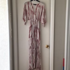 Beautiful boho tie dyed maxi dress from Lulus
